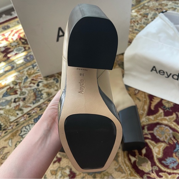 Aeyde Berlin Square Toe Heeled Boots - Picture 8 of 13